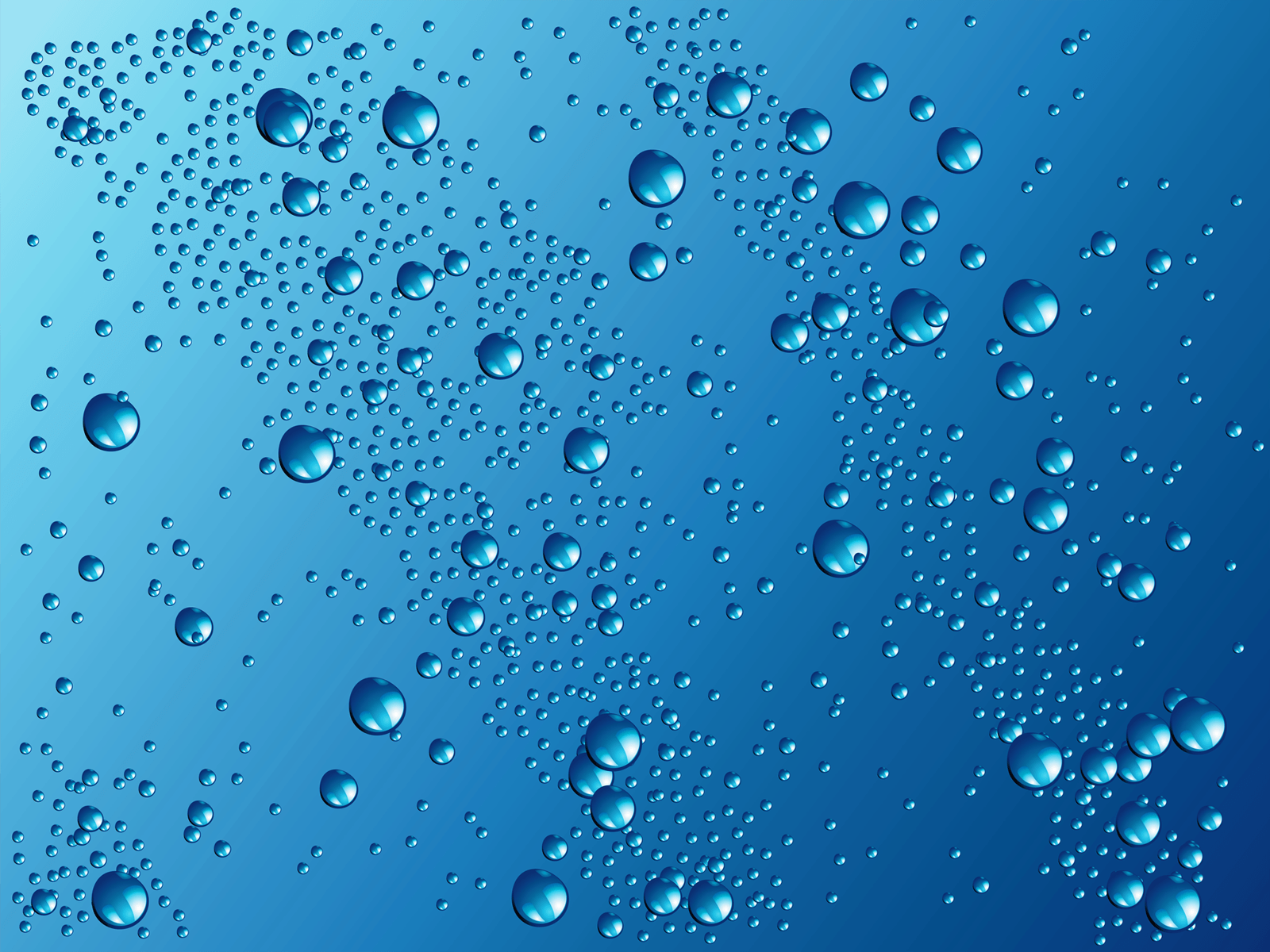 Sparkling Blue Rain Drops wallpaper. photography. Wallpaper