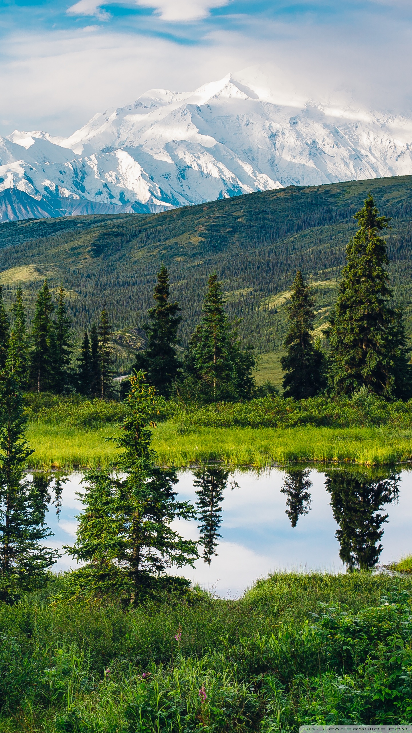 Alaska Range, Beautiful Mountain Landscape Ultra HD Desktop