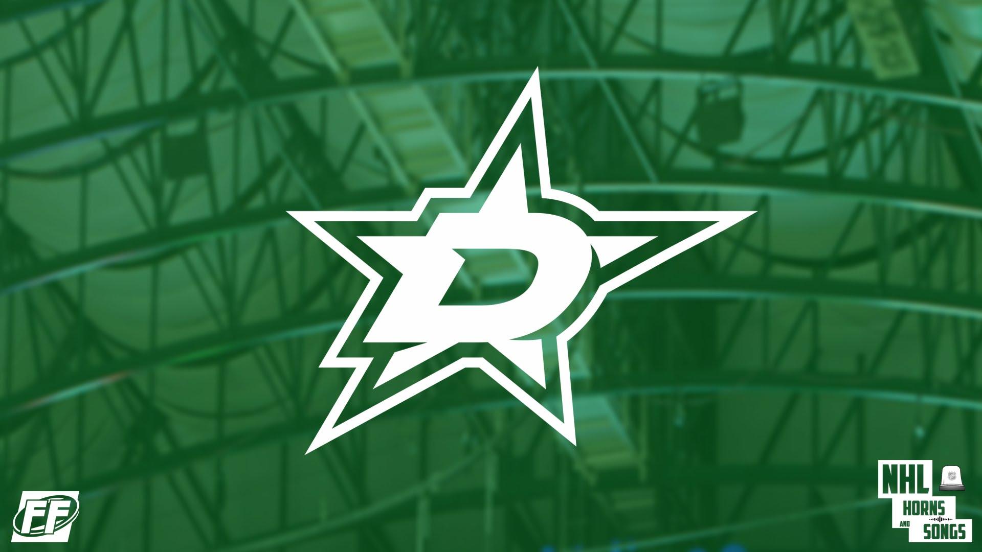 Download Dallas Stars Neon Light Logo Wallpaper