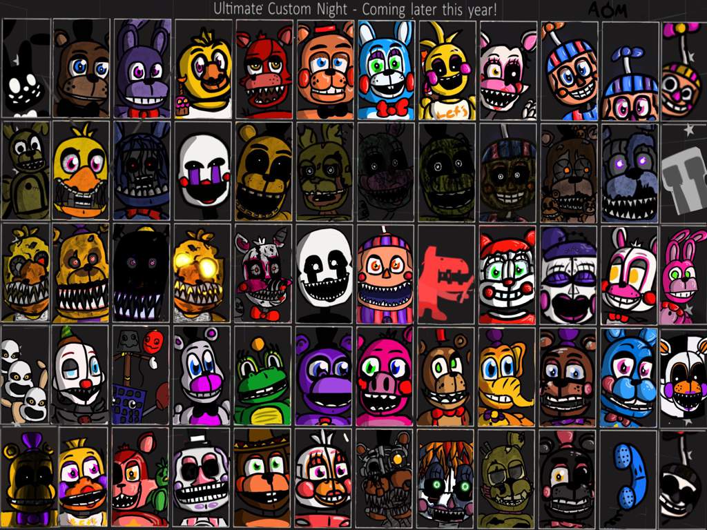 FNAF Ultimate Custom Night Wallpapers Wallpaper Cave FNAF Ultimate Custom Night Wallpapers Wallpaper Cave