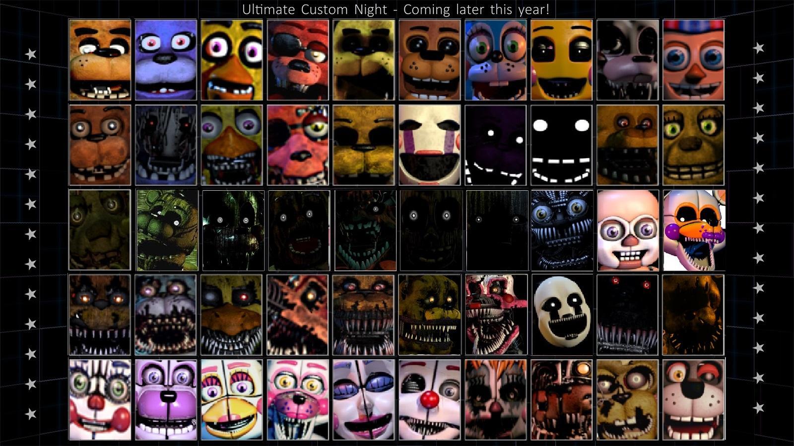 FNAF Ultimate Custom Night Wallpapers Wallpaper Cave FNAF Ultimate Custom Night Wallpapers Wallpaper Cave