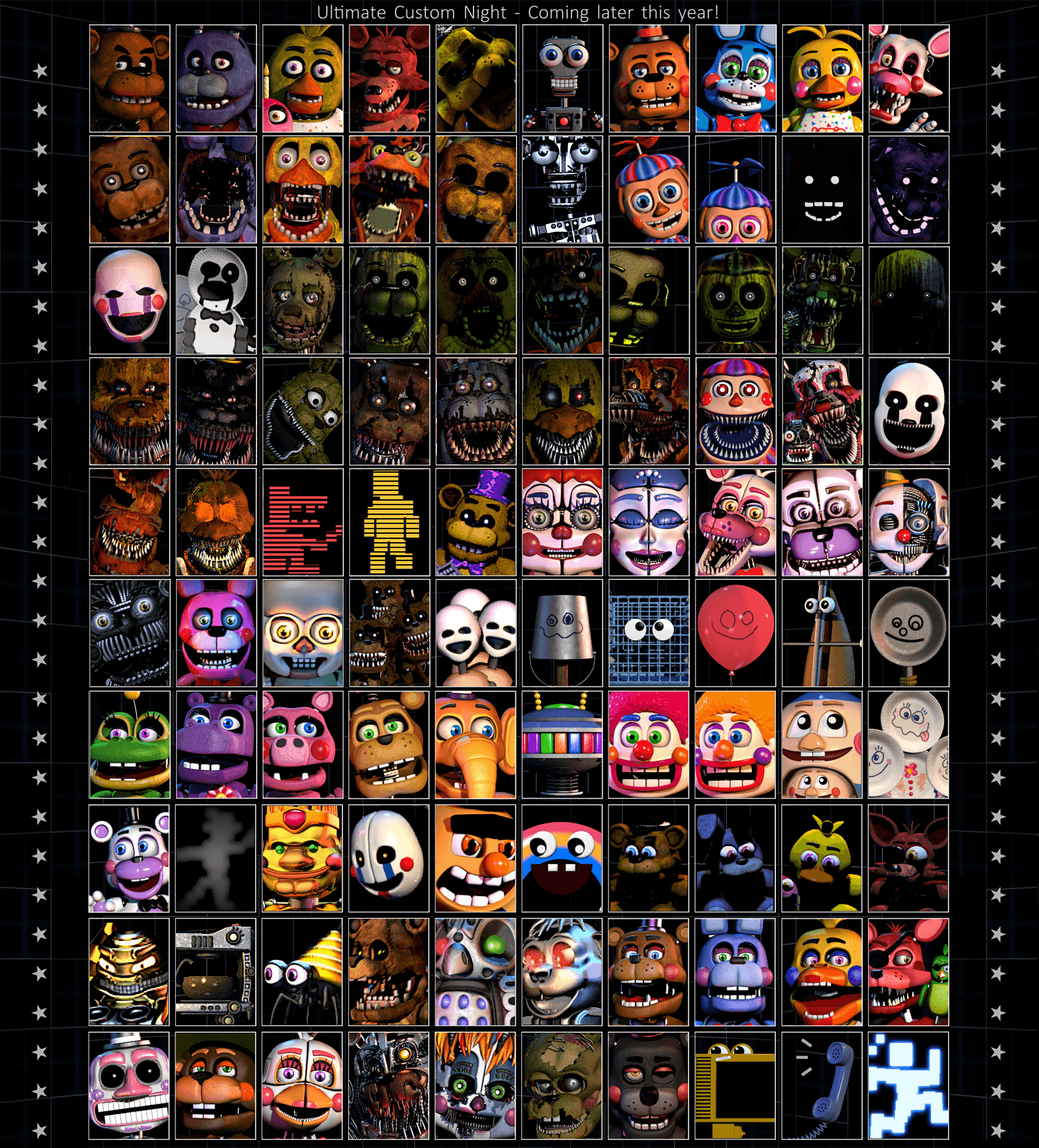 FNAF Ultimate Custom Night Wallpapers Wallpaper Cave FNAF Ultimate Custom Night Wallpapers Wallpaper Cave