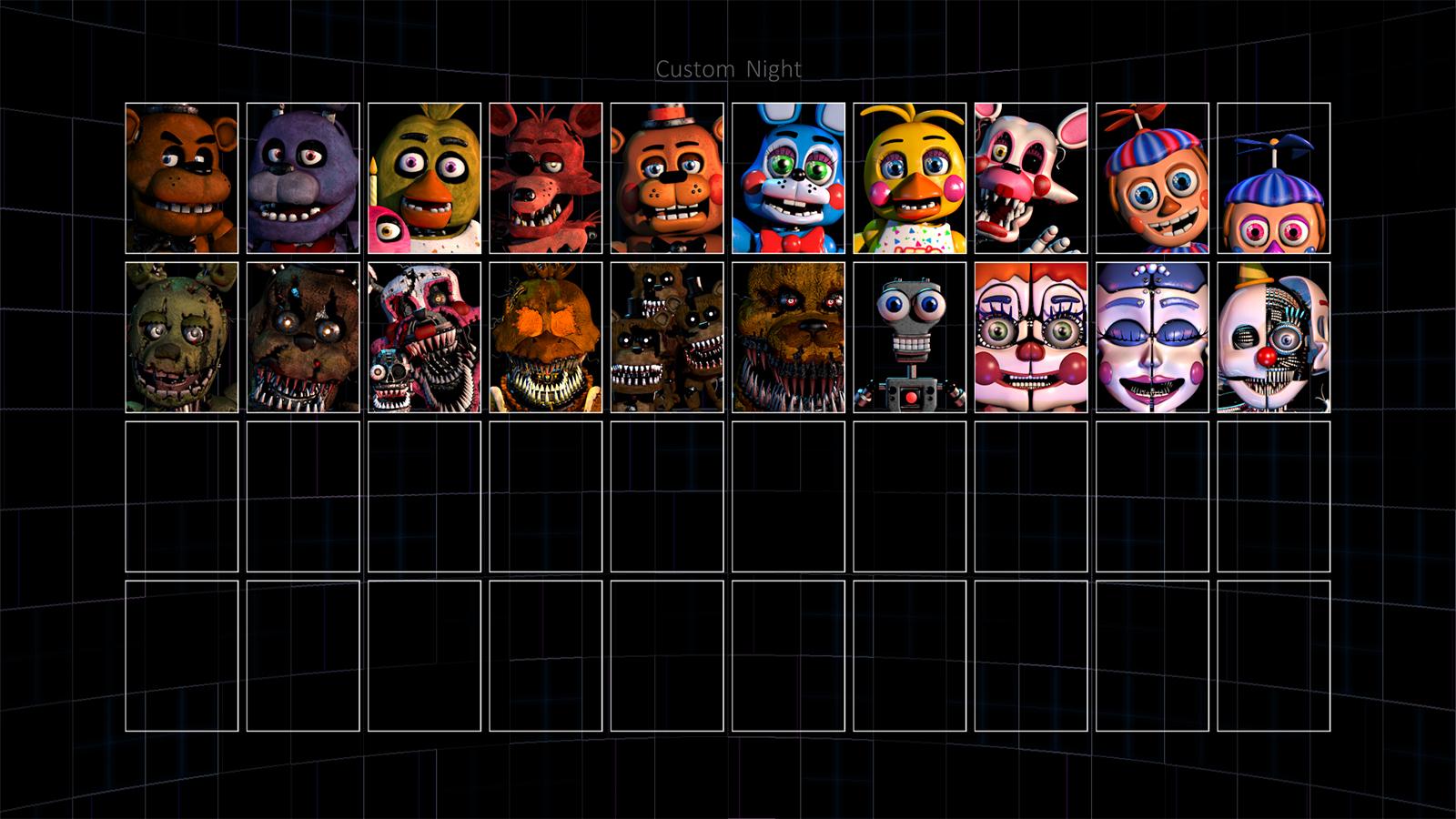 FNAF Ultimate Custom Night Wallpapers Wallpaper Cave FNAF Ultimate Custom Night Wallpapers Wallpaper Cave