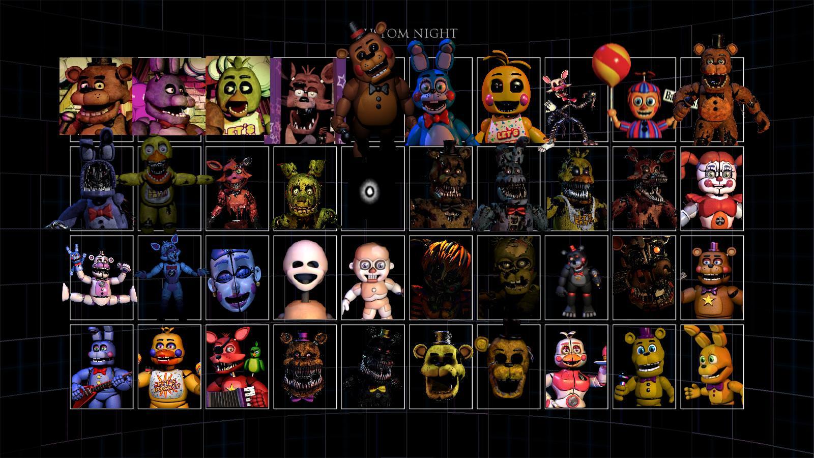 FNAF Ultimate Custom Night Wallpapers Wallpaper Cave FNAF Ultimate Custom Night Wallpapers Wallpaper Cave