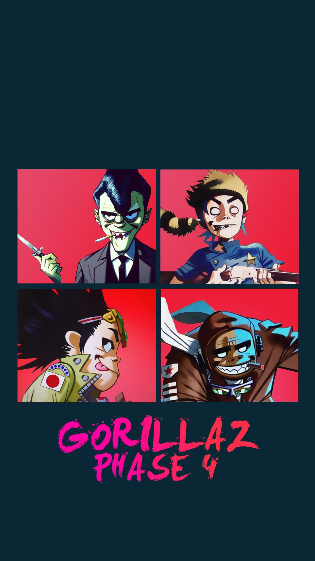 Gorillaz iPhone Wallpapers - Wallpaper Cave