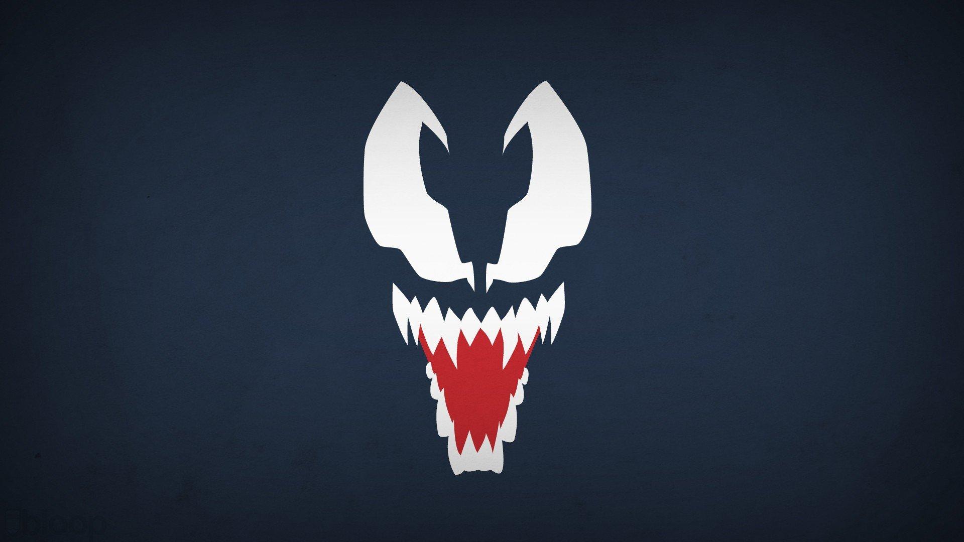 Venom, Spider Man, Villain, Minimalism, Blo0p Wallpaper HD