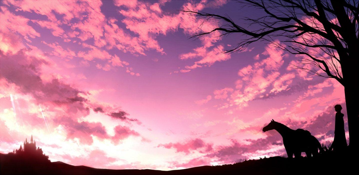 Pink Anime Clouds Wallpapers - Wallpaper Cave