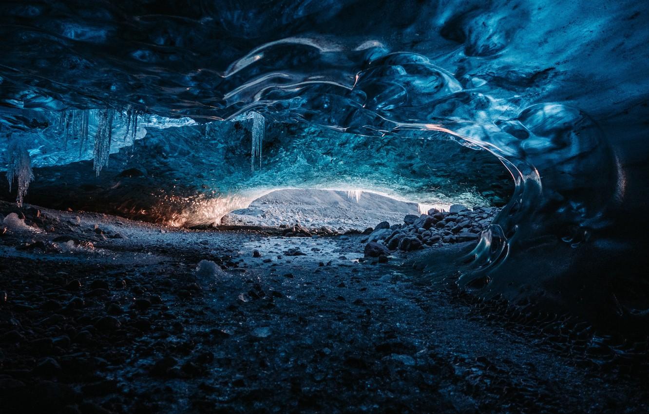 Wallpaper ice, nature, frozen, stones, Iceland, cave, Jökulsárlón