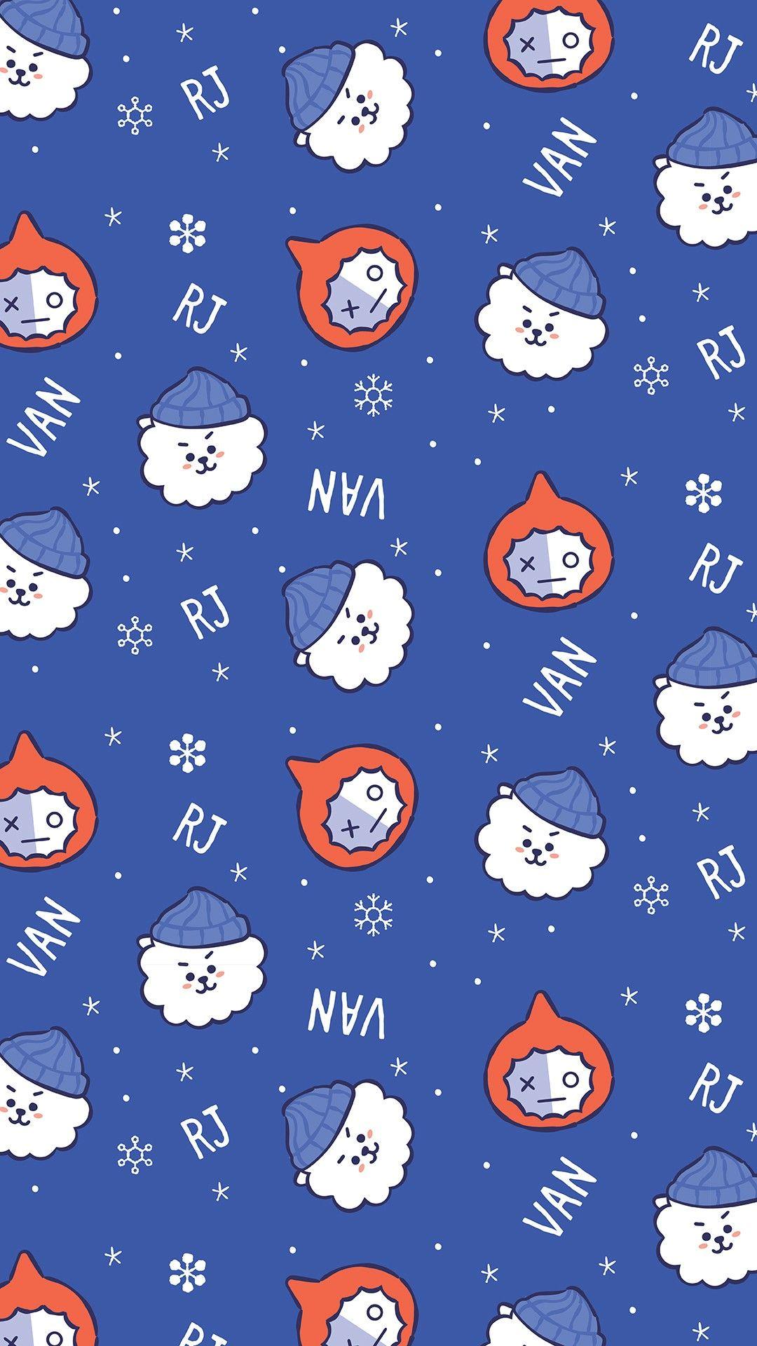 rj #van #let It Snow #wallpaper #hd #lockscreen #linefriends Christmas Wallpaper & Background Download