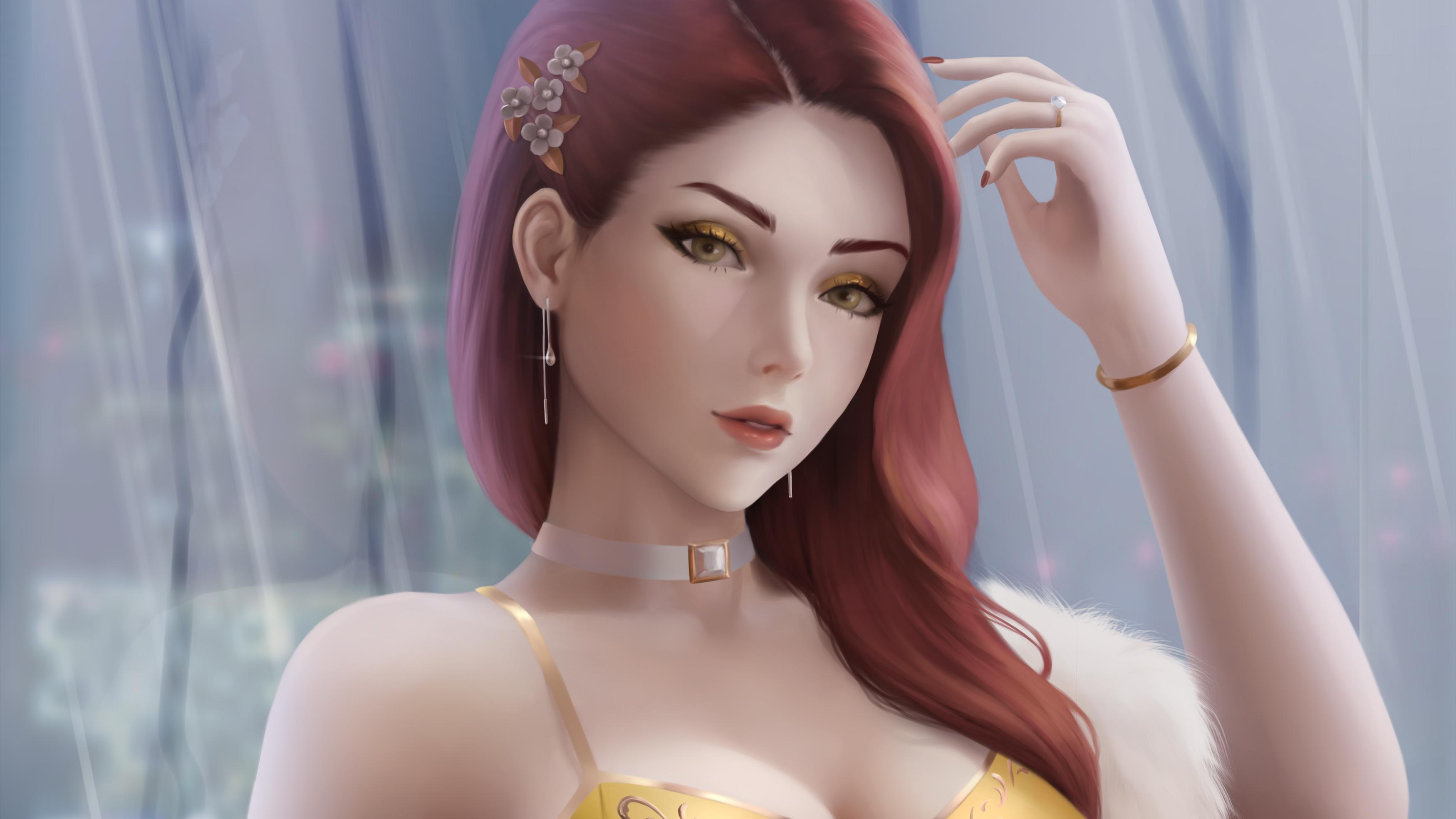 Golden Dress Princess 4k, HD Fantasy Girls, 4k Wallpaper, Image