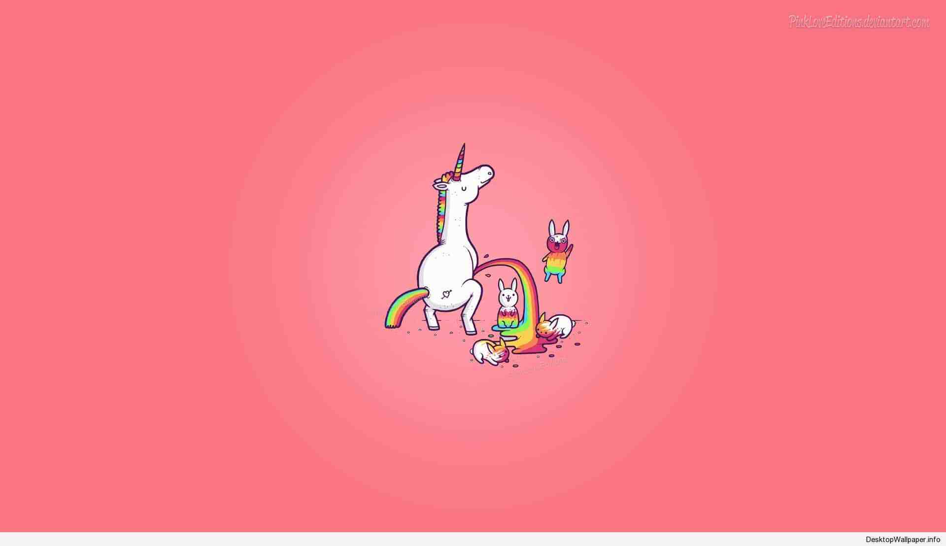 Cute Cartoon Unicorn Wallpaper Desktop Wallpaper, HD