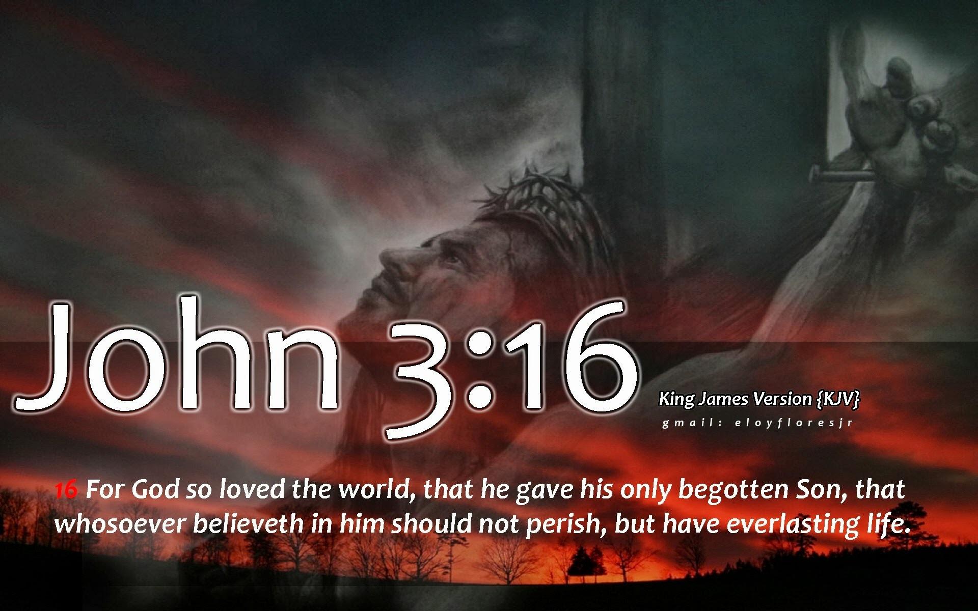 John 3 16 Jesus Wallpaper & Background