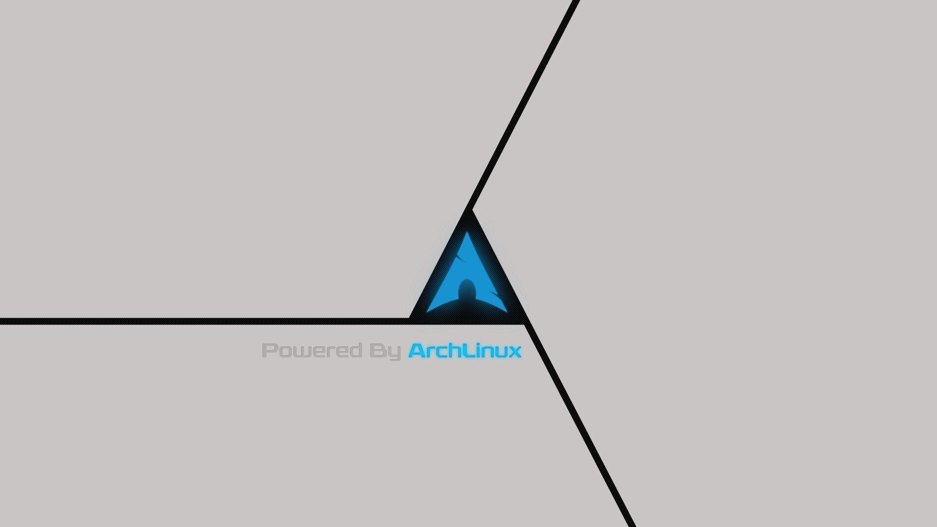 Arch Linux, Triangle, Gray HD Wallpaper / Desktop and Mobile