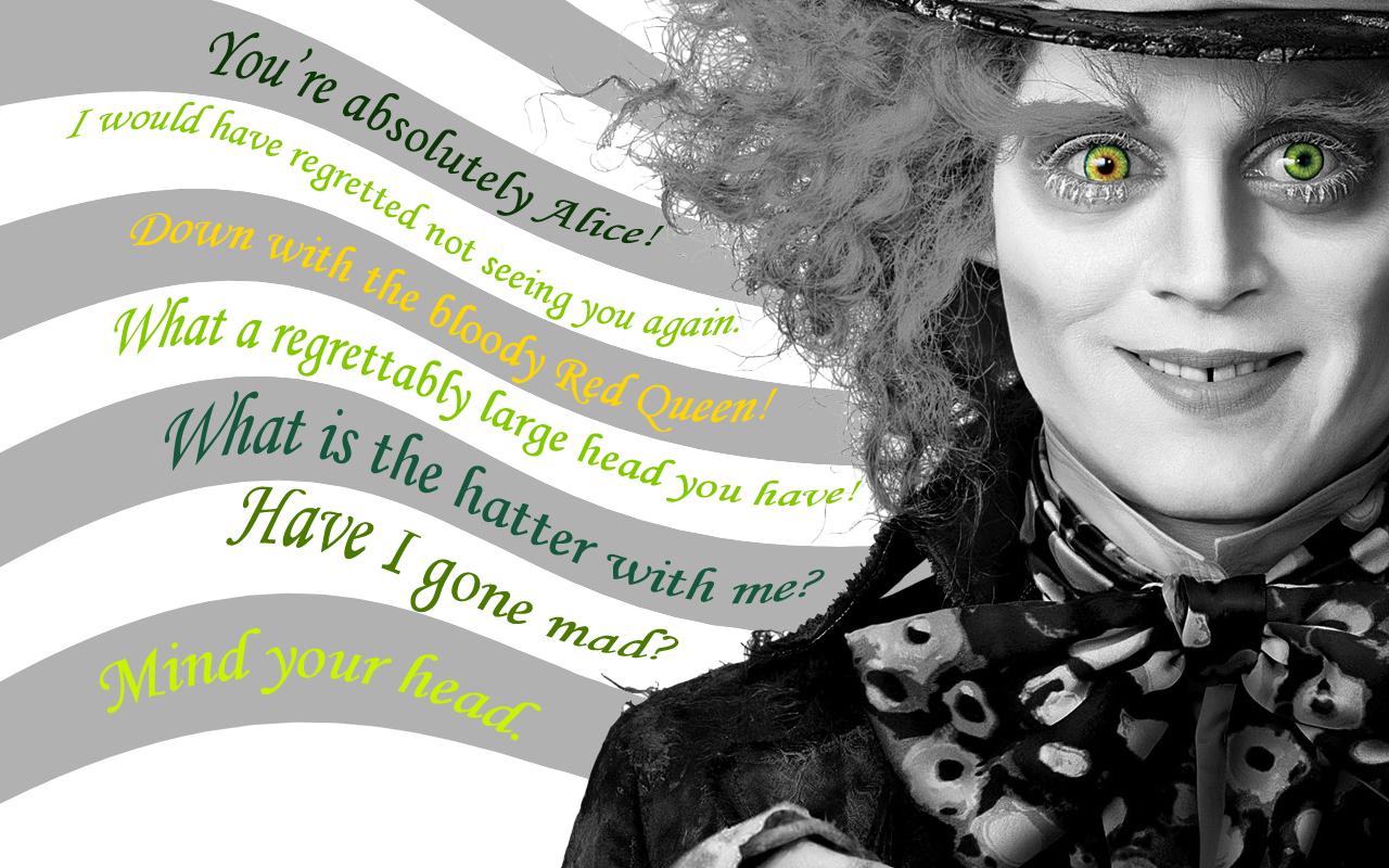 Free download Mad Hatter Johnny Depp image Mad hatter quotes HD