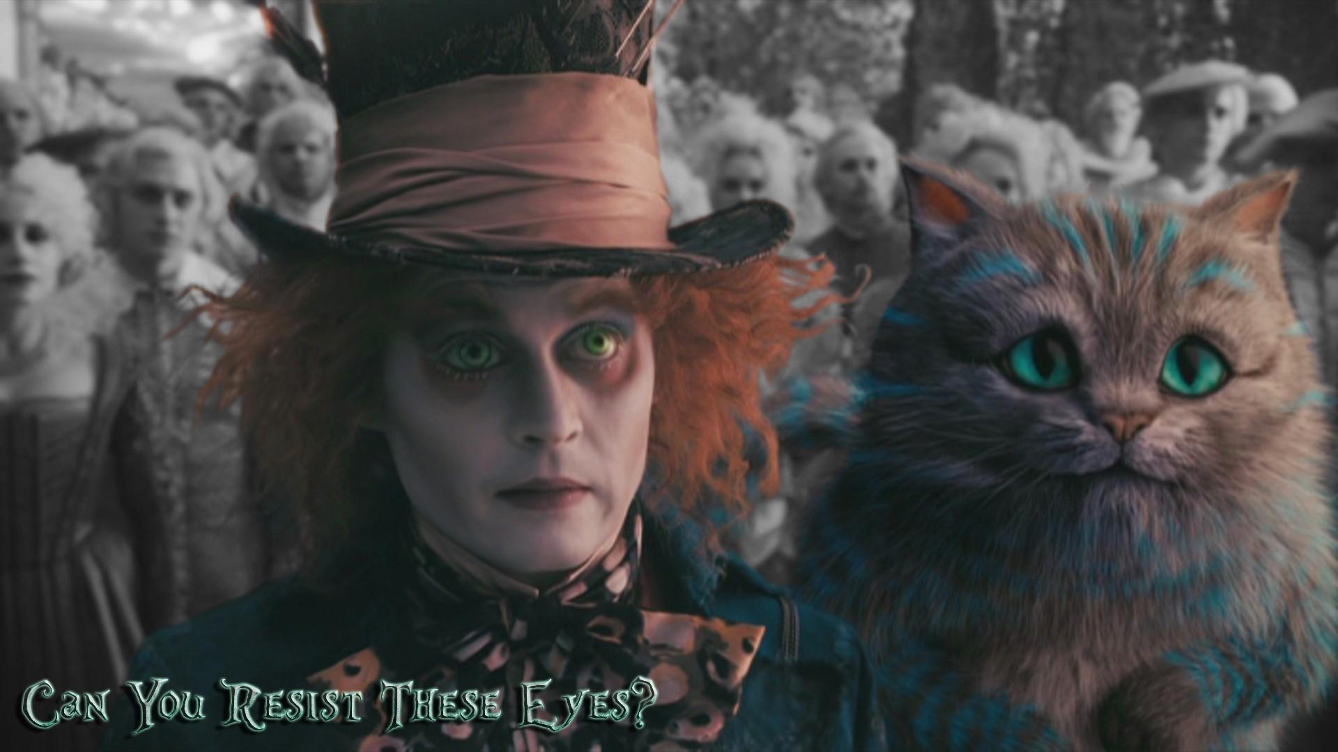 Movies, Alice In Wonderland, Cat, Johnny Depp, Mad Cat