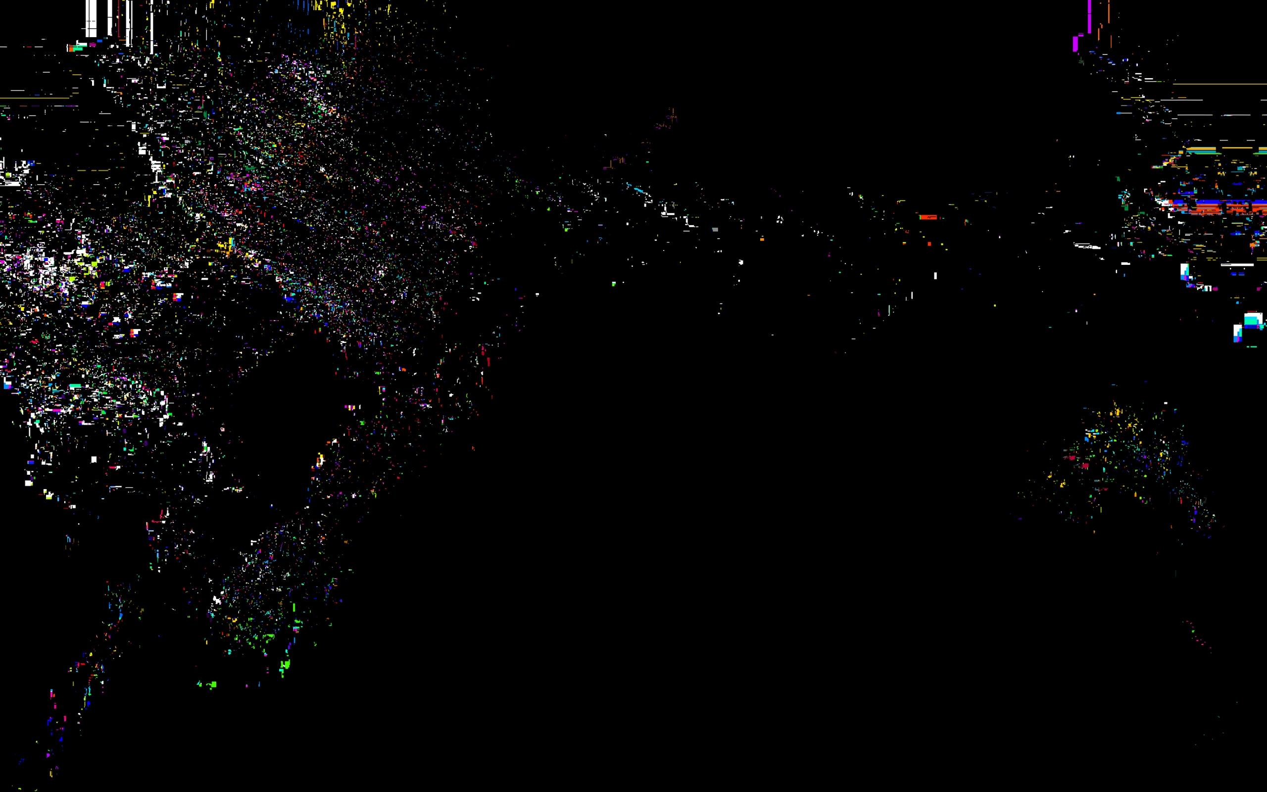 Download wallpaper 2560x1600 glitch, noise, interference, digital
