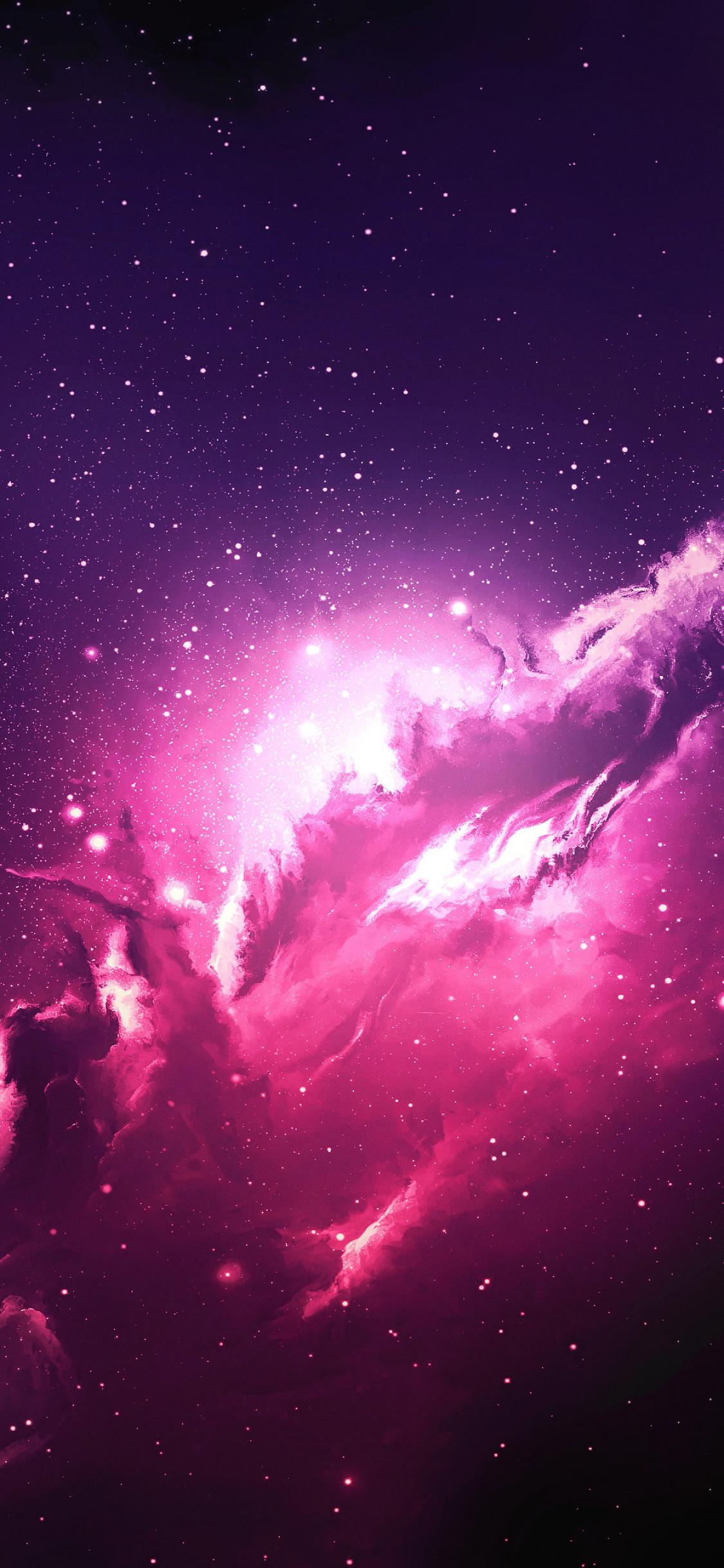 Nebula Stars Universe Galaxy Space 4k iPhone XS, iPhone
