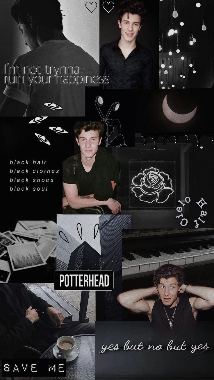 Shawn Mendes aesthetic wallpaper black. Shawn mendes wallpaper