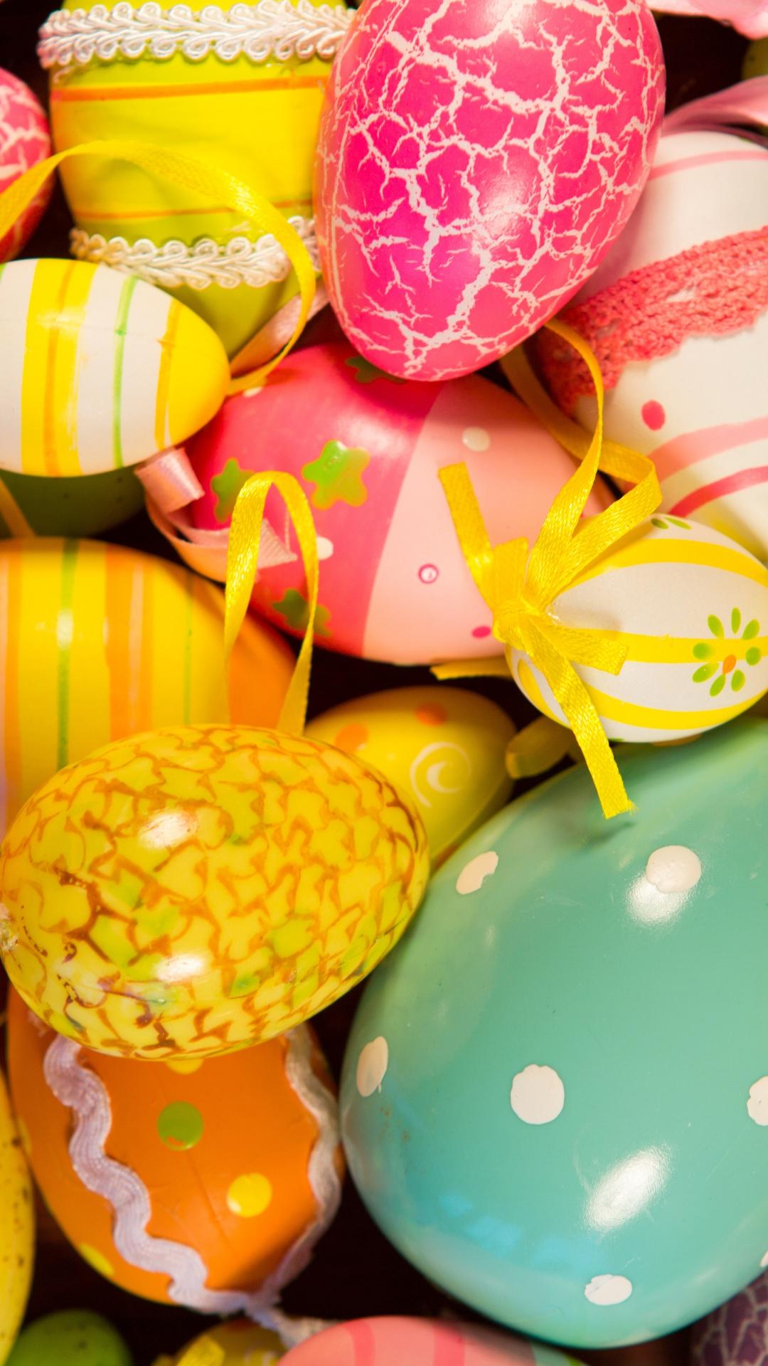 Easter Painted Eggs Holiday iPhone 8 Wallpaper Free Download