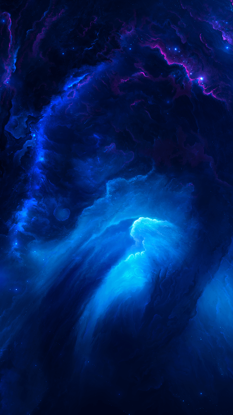 Blue Space. Wallpaper space, Blue space, Galaxy wallpaper