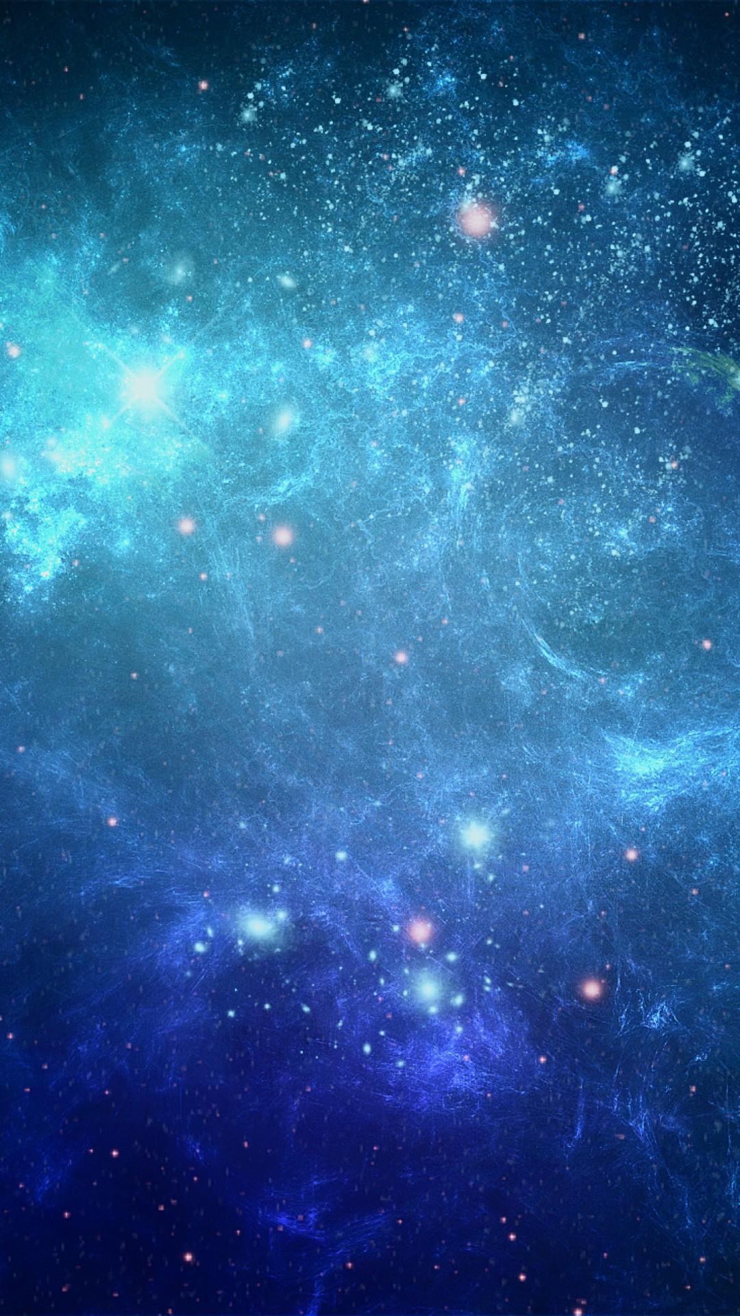 Free download Blue Galaxy Best HD Wallpaper For iPhone
