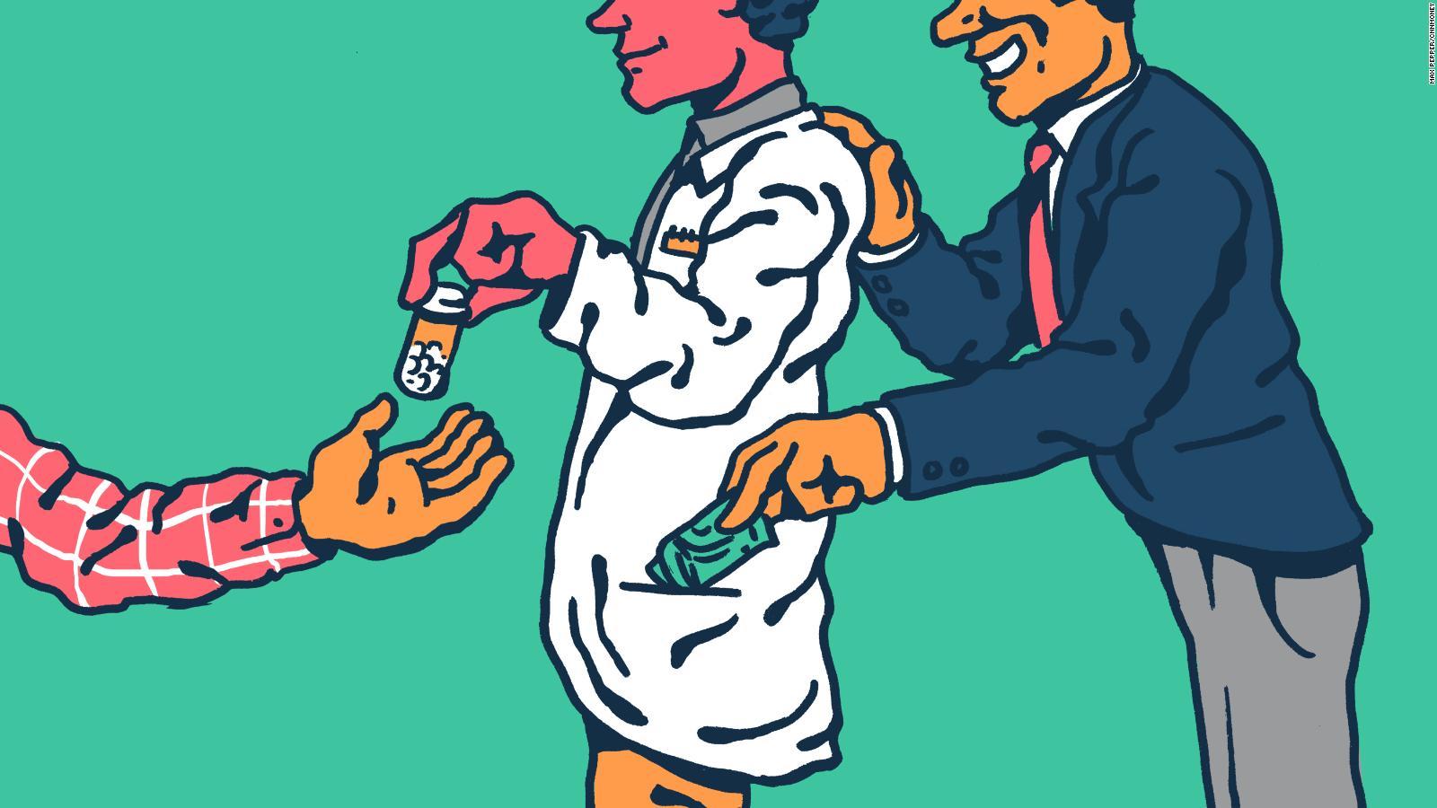 For doctors, more opioid prescriptions bring more money