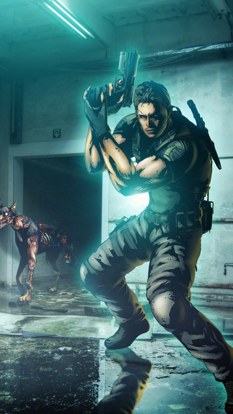 Chris Redfield Marvel vs Capcom 3 iPhone 6 wallpaper