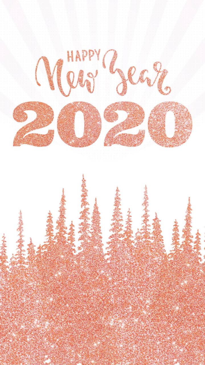 Happy 2020 iPhone Wallpaper