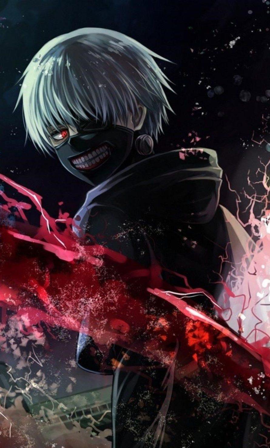 Tokyo Ghoul Cellphone Wallpaper Ver B by Animatixsanimatixian on