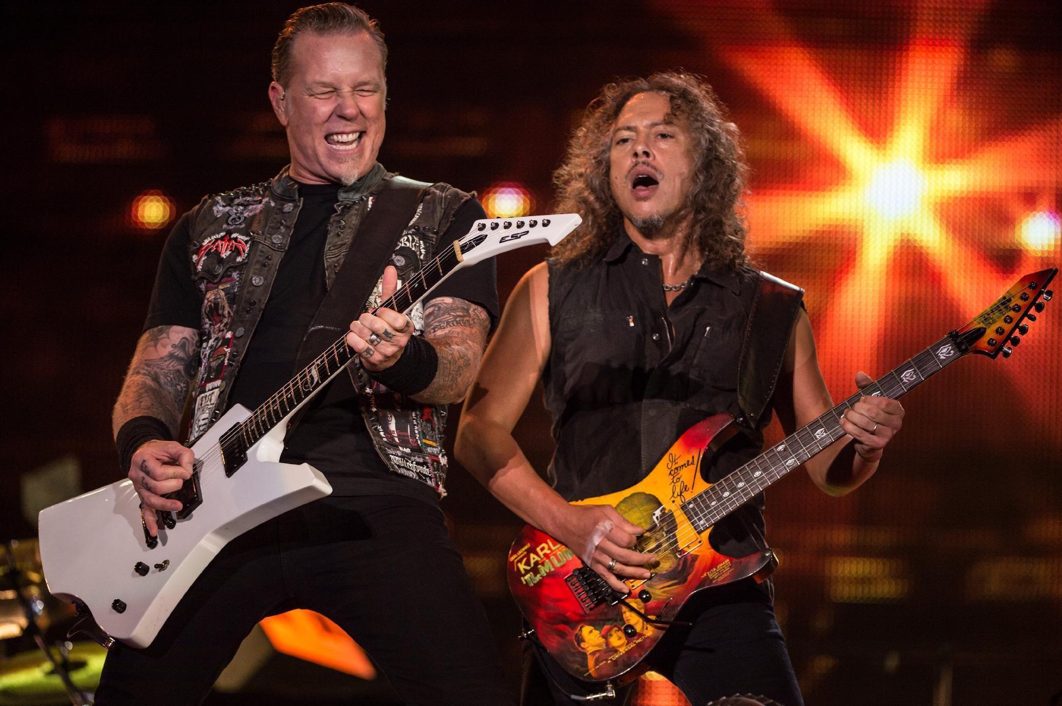 Metallica Wallpaper Hetfield And Kirk Hammett