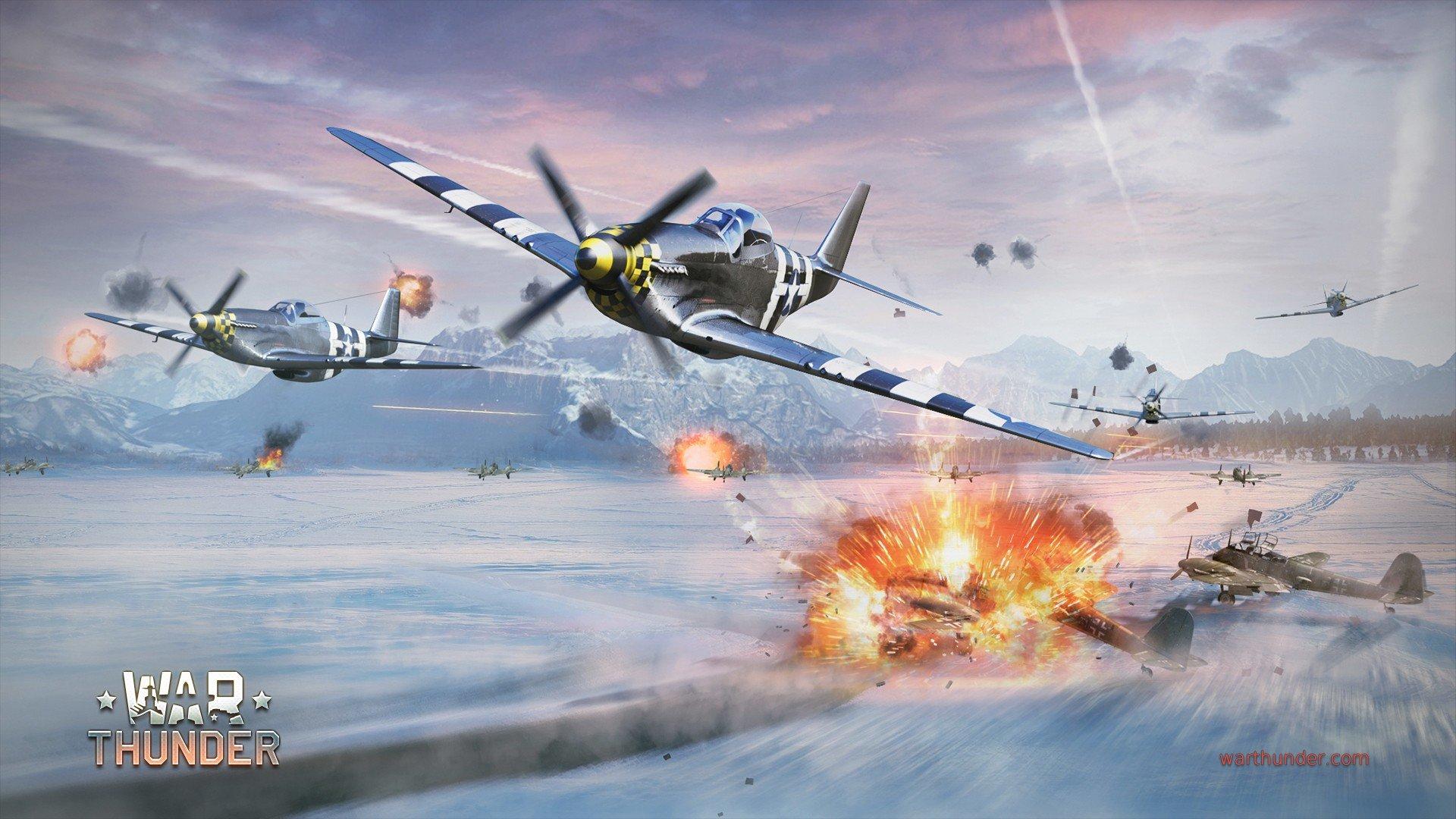 War Thunder, Airplane, Gaijin Entertainment, North American P 51
