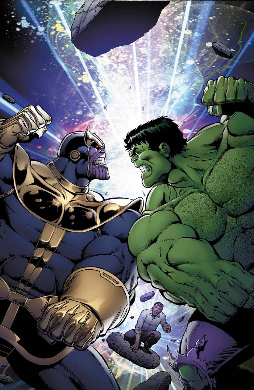 Thanos vs hulk wallpaper