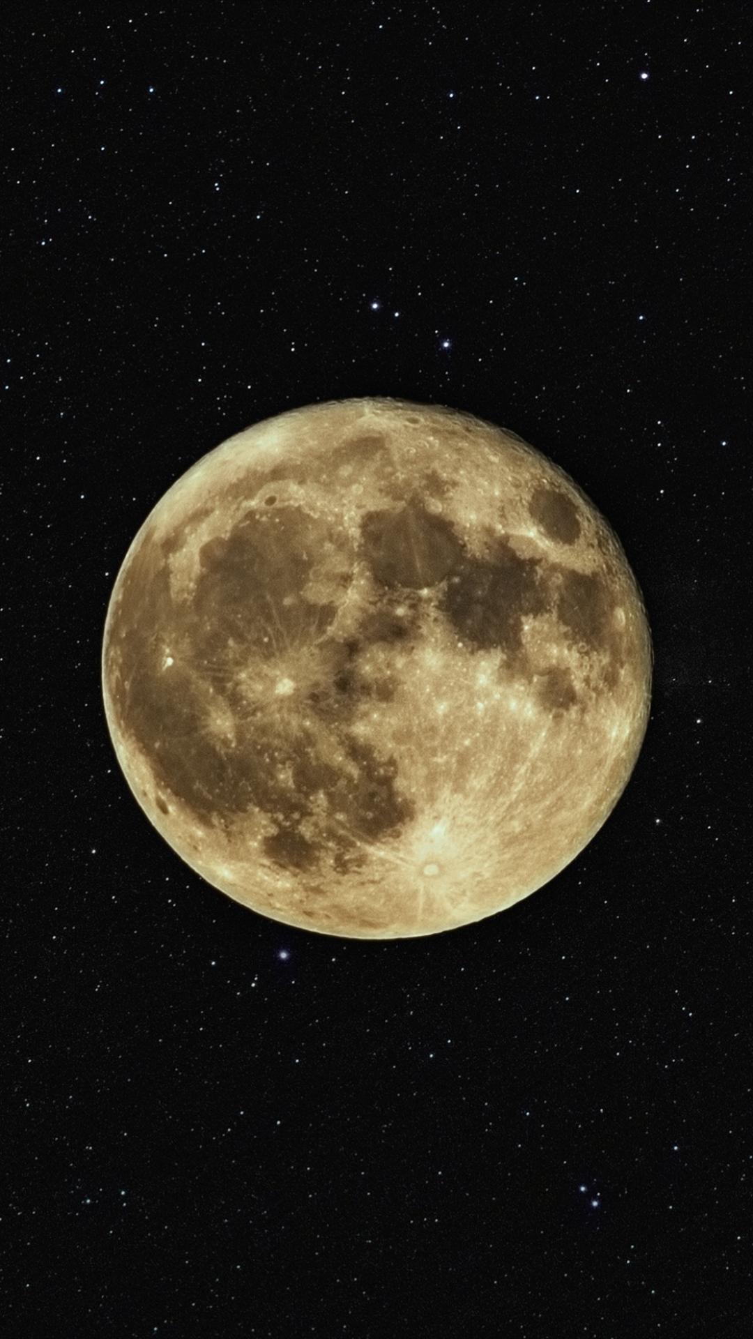 Earth Moon (1080x1920) Wallpaper