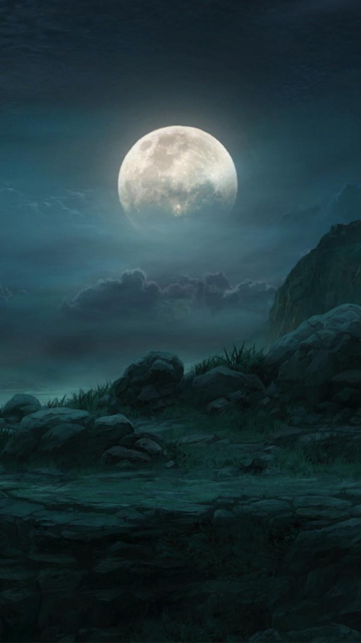 iPhone Wallpaper. Moon, Sky, Nature, Moonlight, Atmosphere, Light