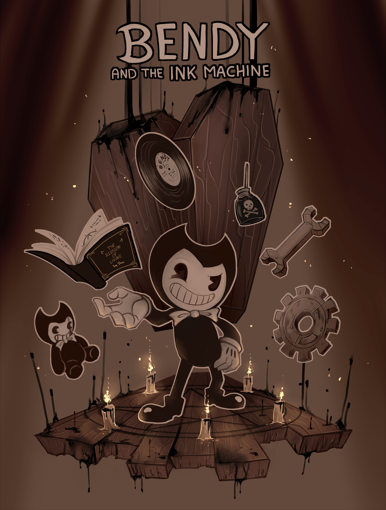 Bendy and the Ink Machine Wallpaper Free Bendy and the Ink Machine Background