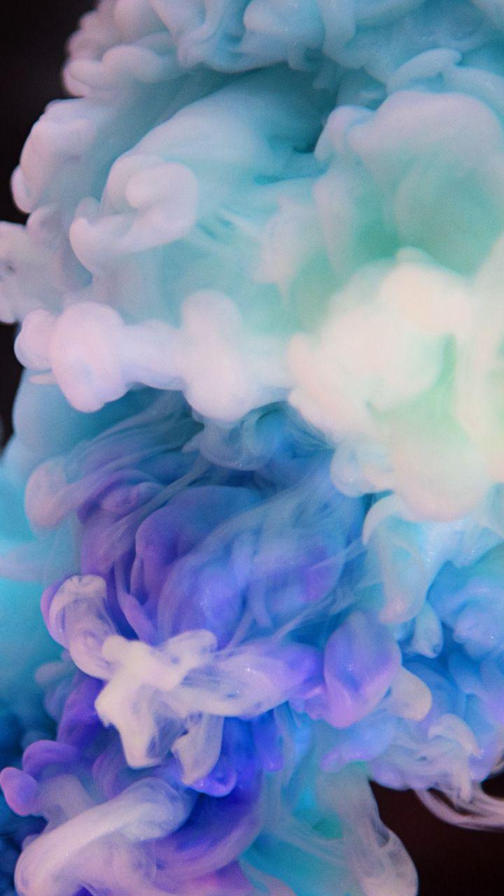 Ink clouds, delicate, abstract, 720x1280 wallpaper. Phone