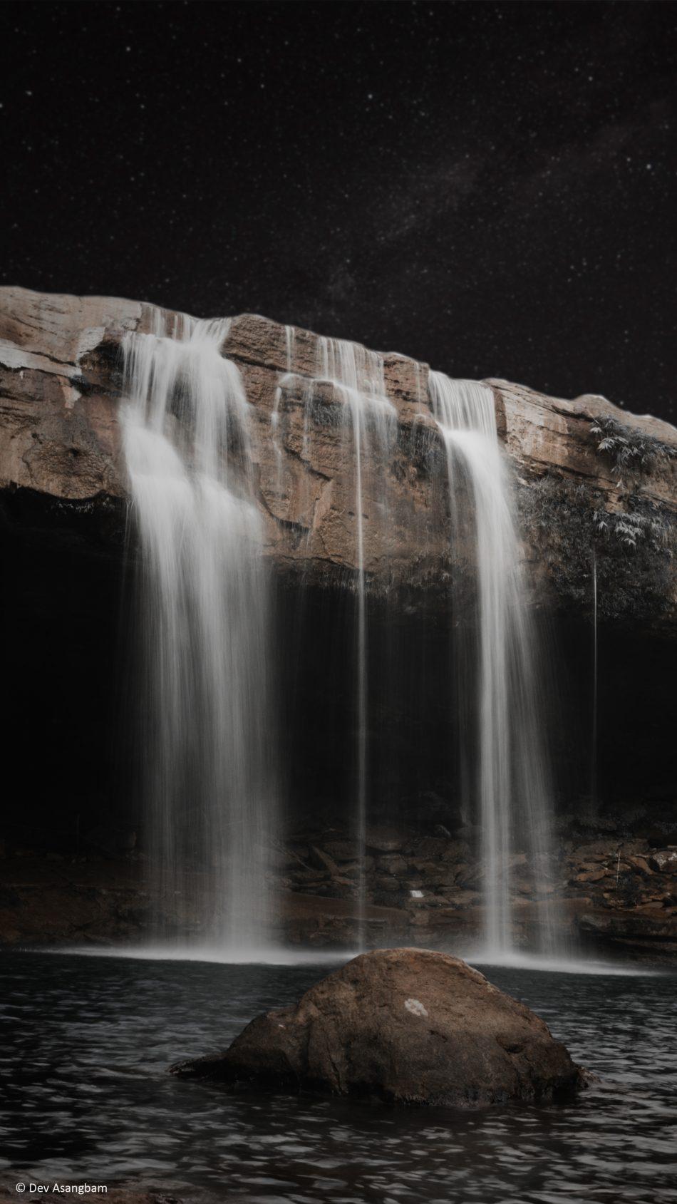 Waterfall Meghalaya Photography Free 4K Ultra HD Mobile Wallpaper