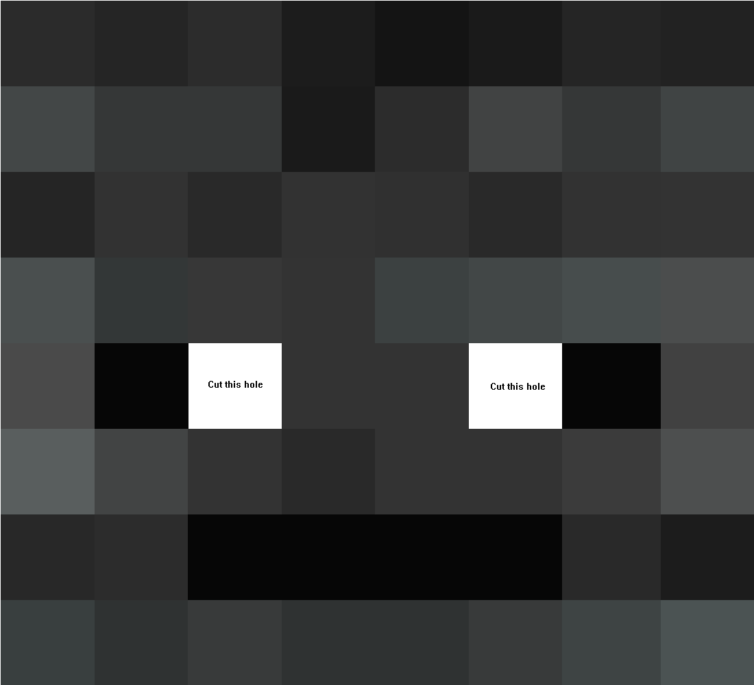 Minecraft Wither Skeleton Head Pixel Art Akrisztina27