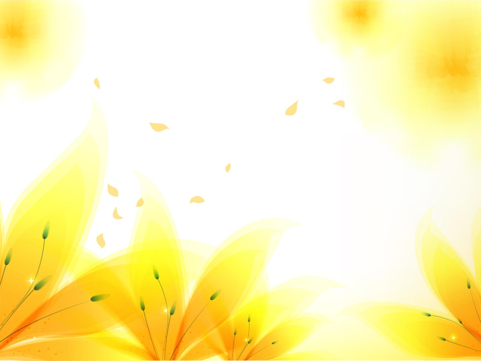 Yellow Rose PowerPoint Background