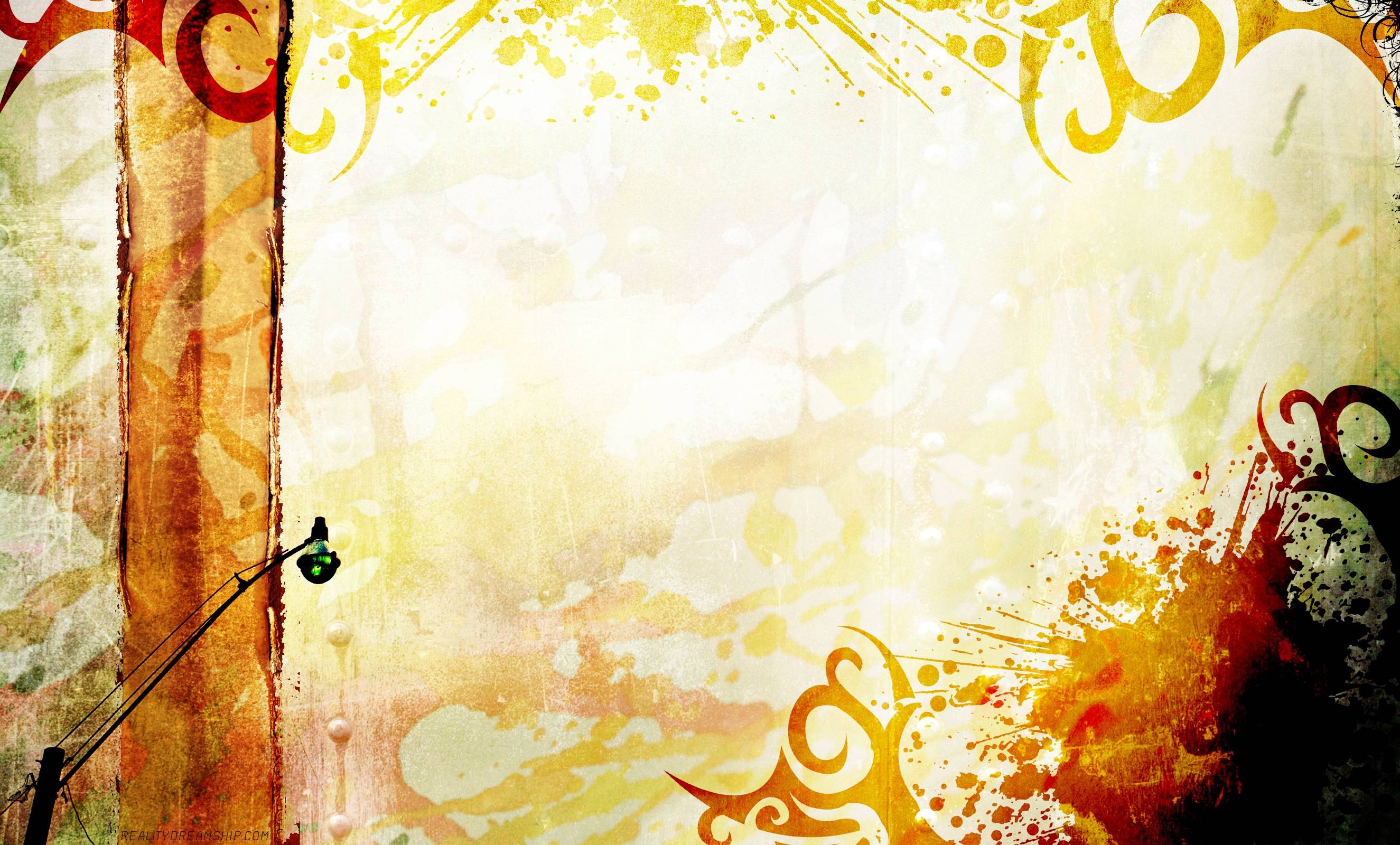 Yellow Grunge Wallpaper Free Download HD Design