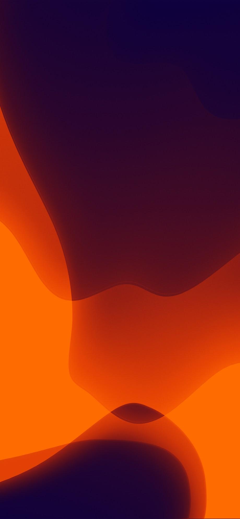 iOS 13 wallpapers in various colors for iPhone and iPad