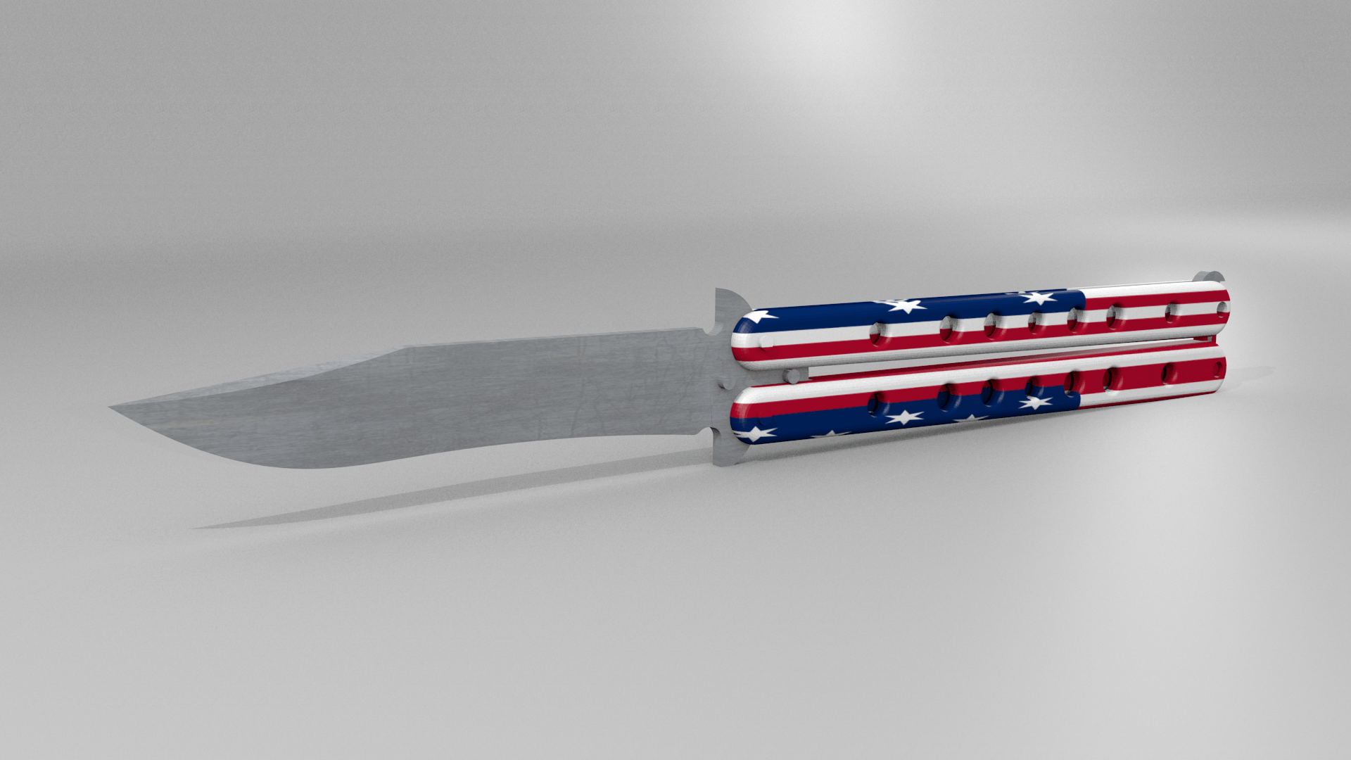 My American butterfly knife