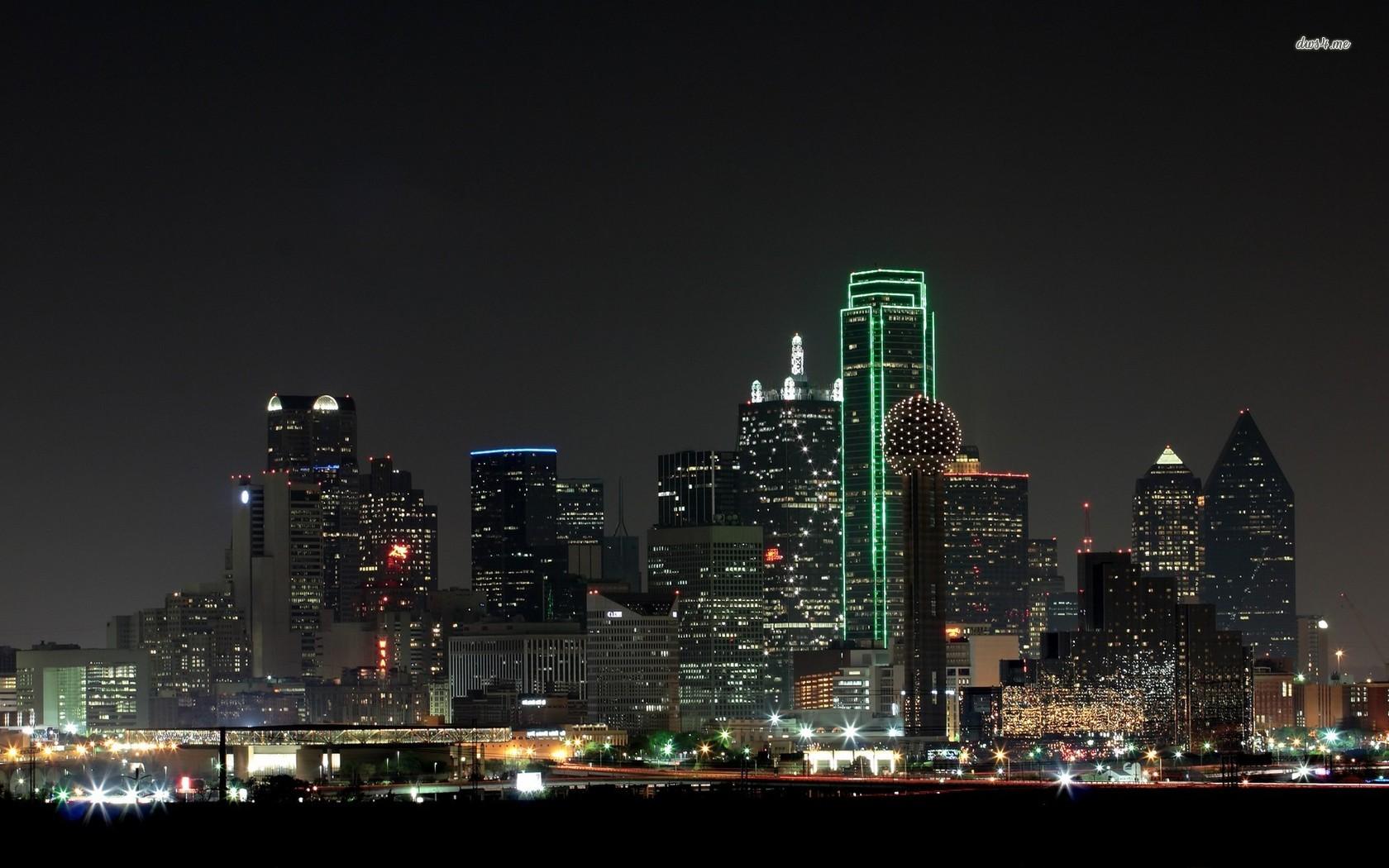 Dallas at night wallpaper wallpaper
