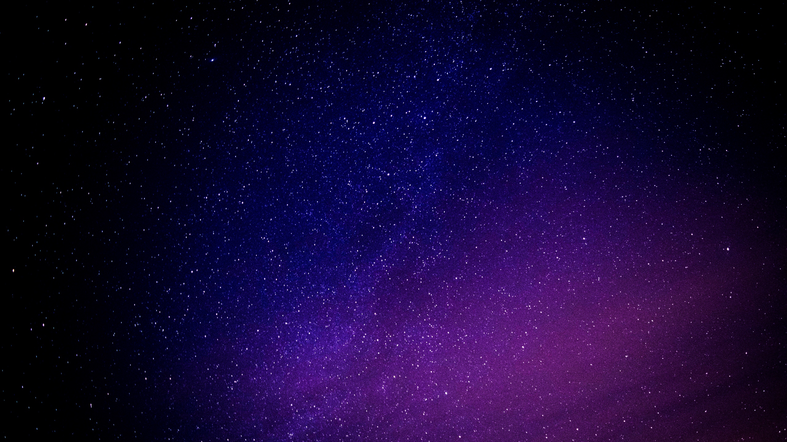 Download wallpaper 2560x1440 starry sky, galaxy, glitter, night