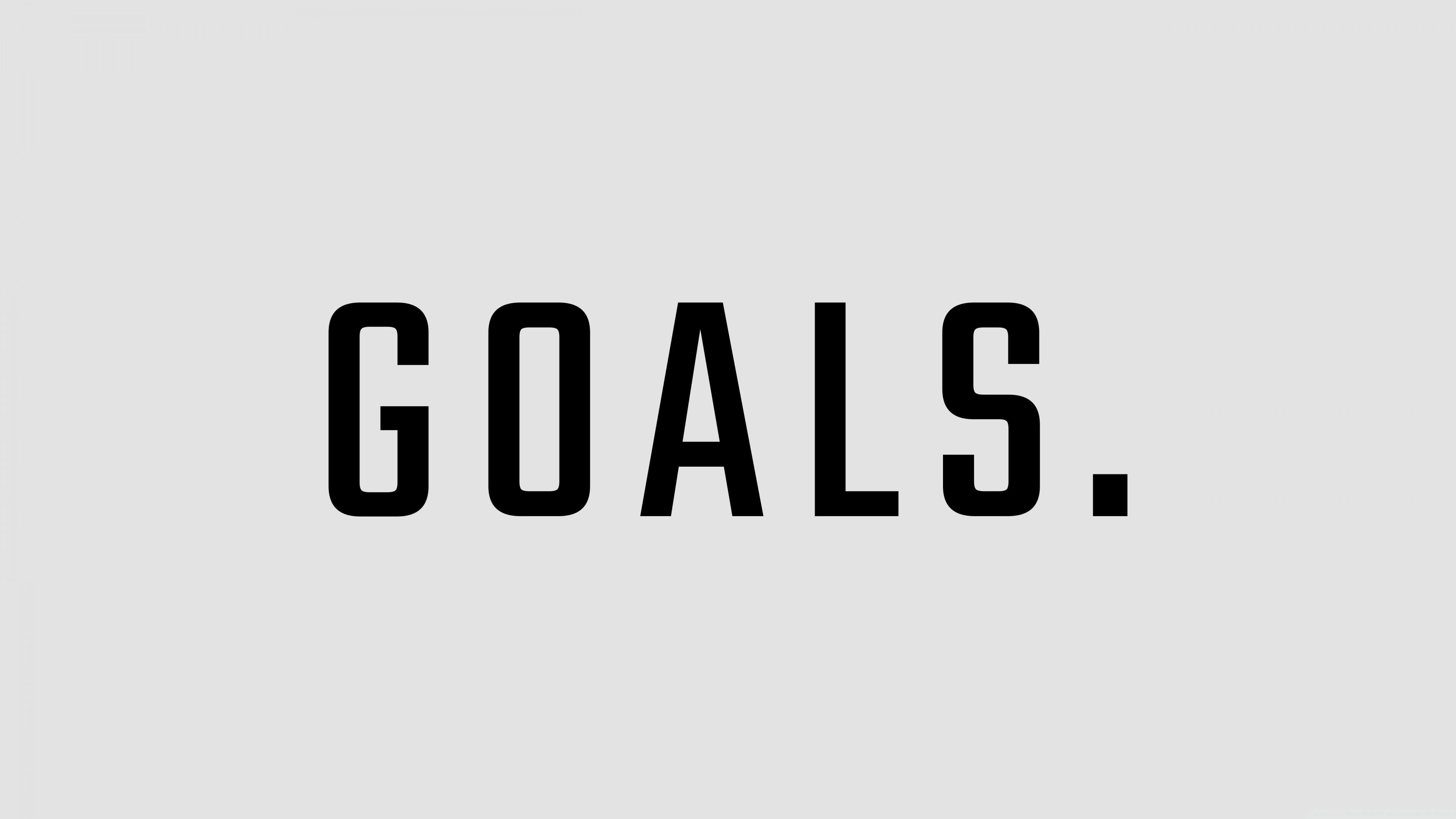 Goals black and white Ultra HD Desktop Background Wallpaper
