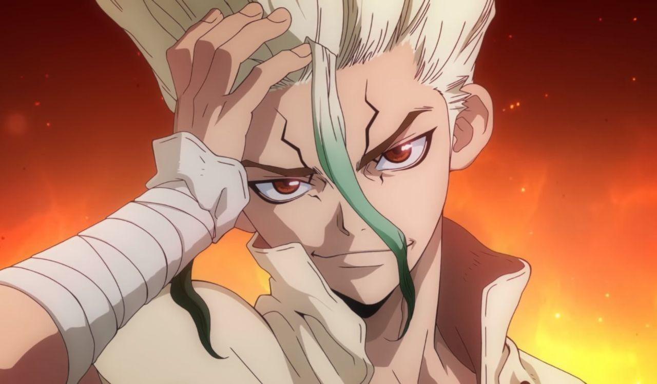 DR. STONE Anime Series Shares New Line Art Character Designs