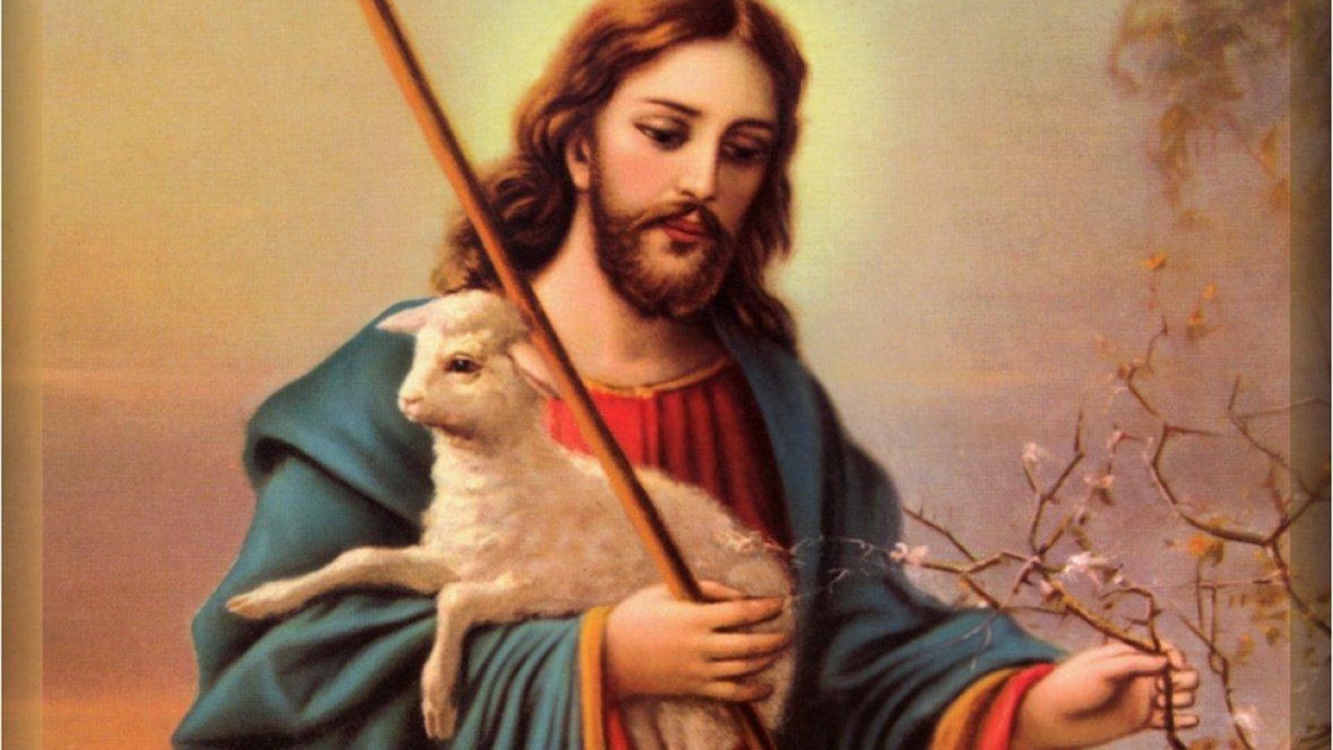 Jesus With Sheep Wallpapers Wallpaper Cave