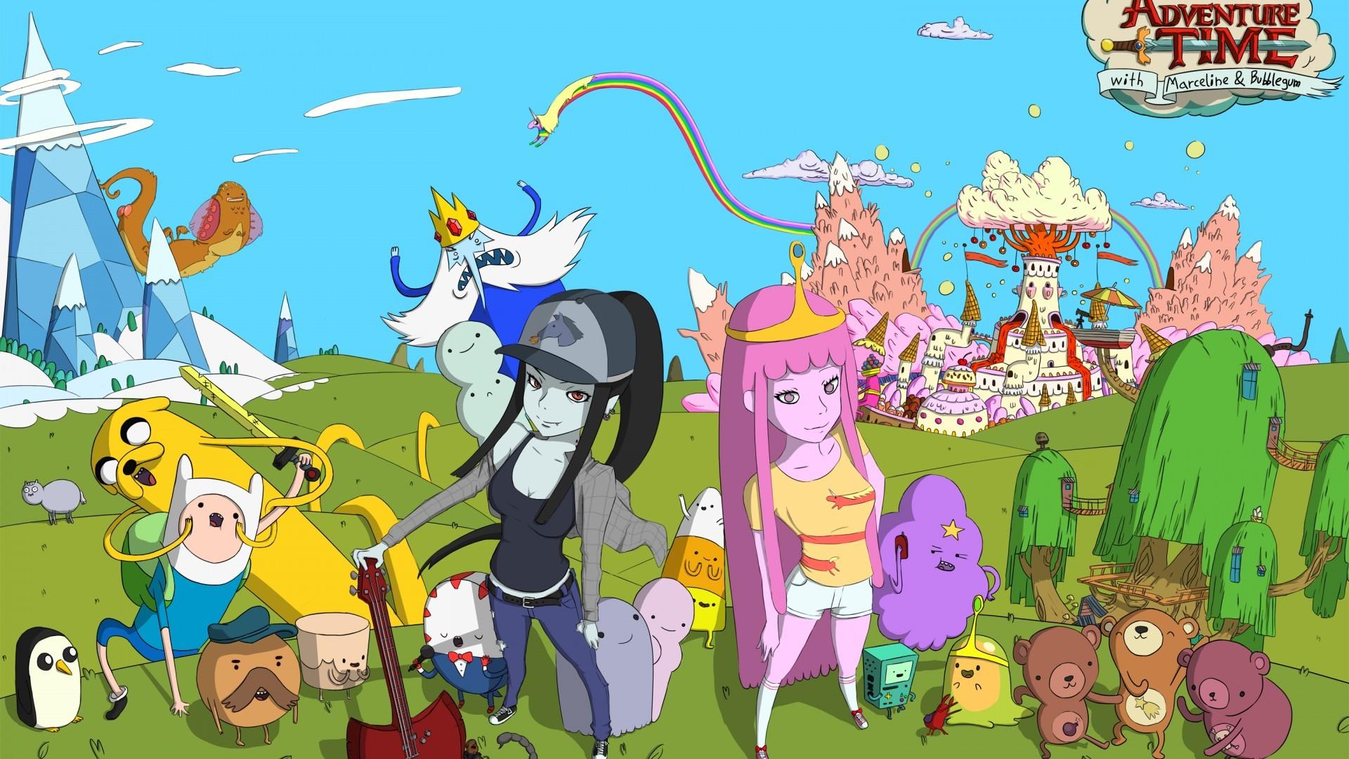 adventure time characters anime wallpaper