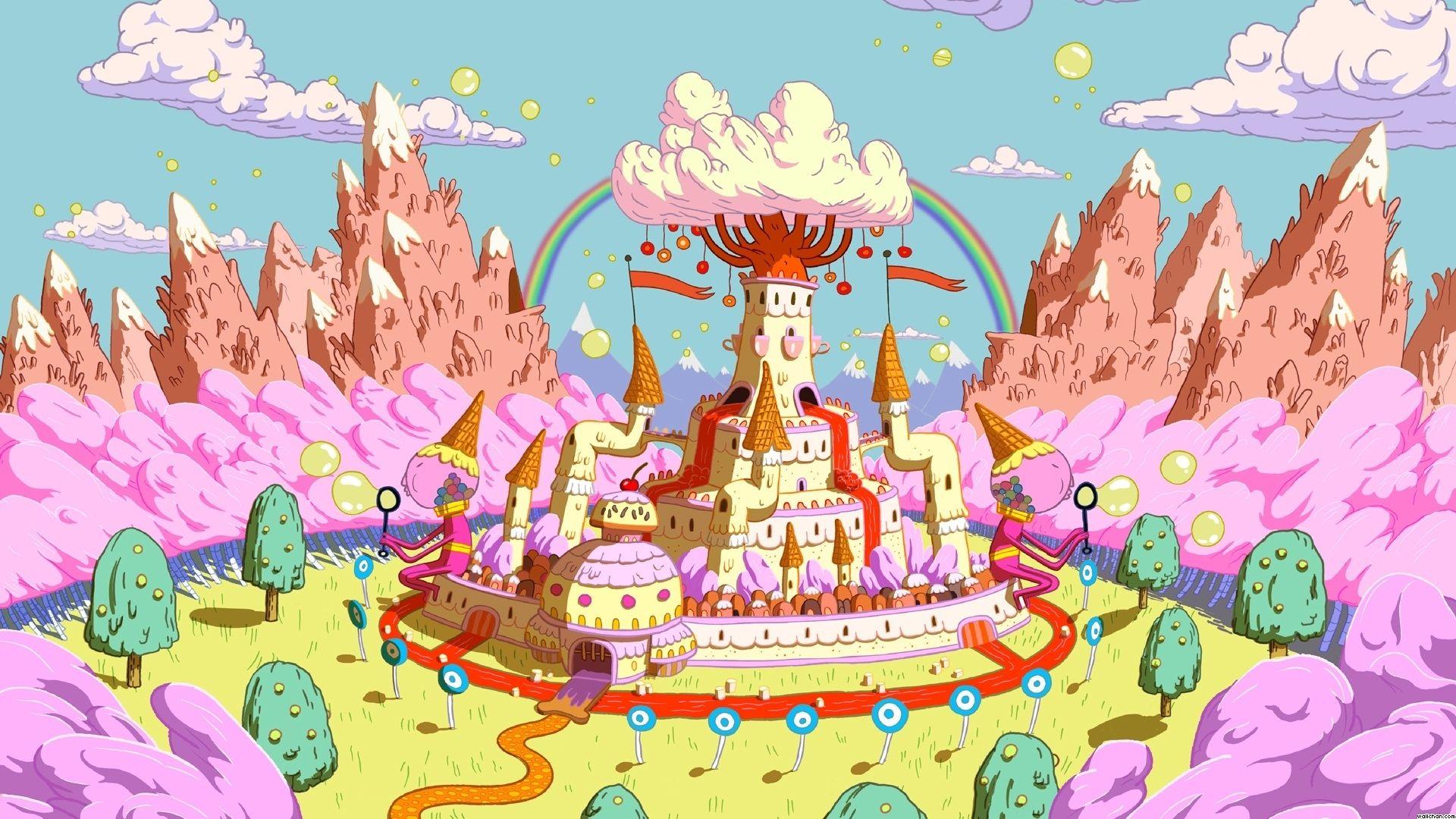 Princess Bubblegum's castle. Adventure time wallpaper, Adventure