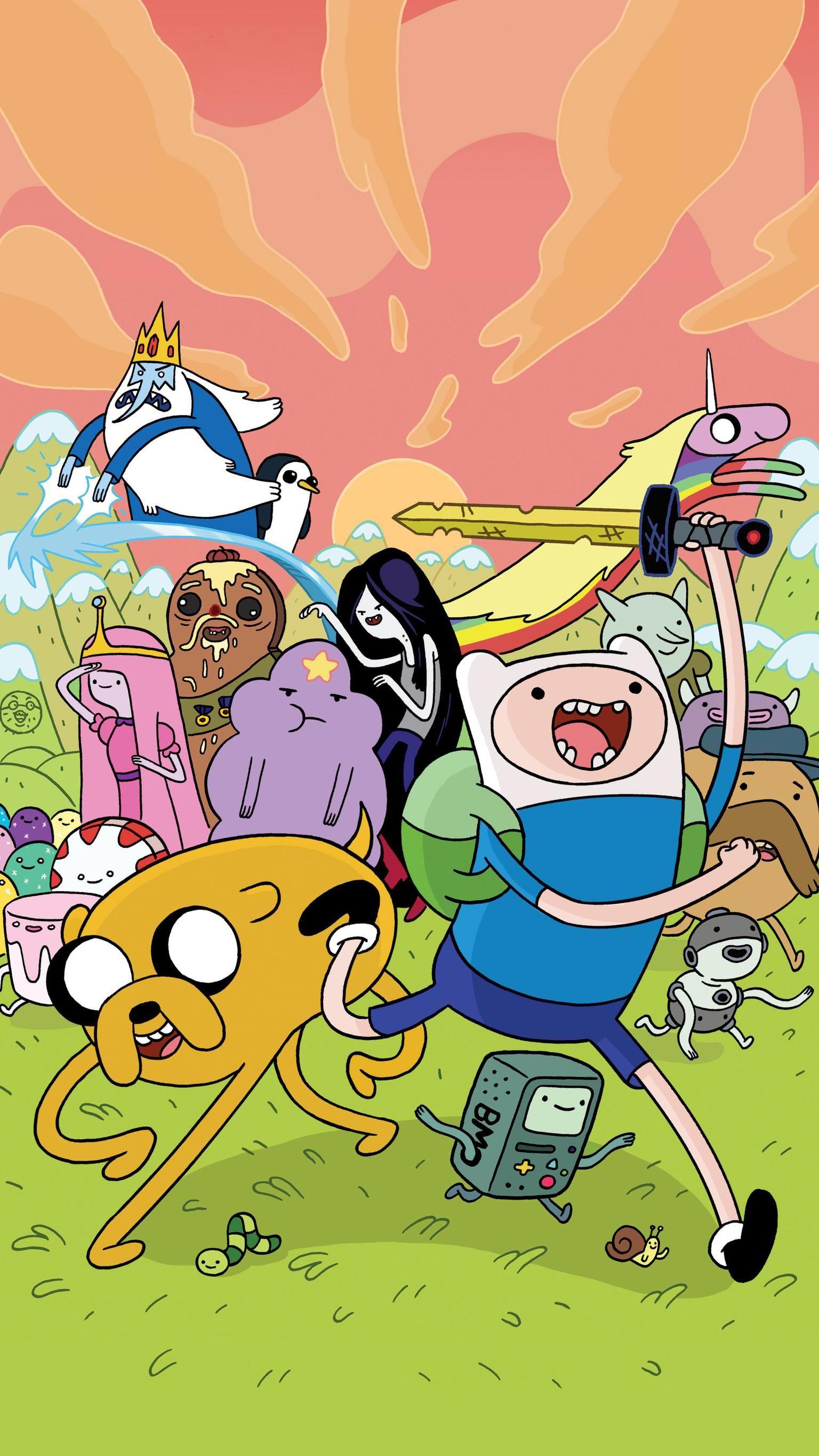 Adventure Time Phone Wallpaper. Adventure time cartoon, Adventure